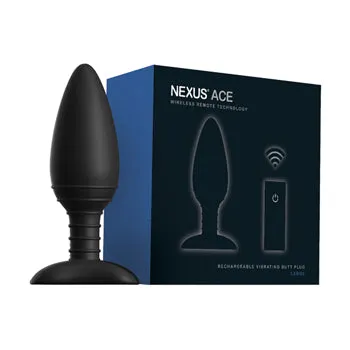 Ace Remote Control Vibrating Butt Plug L