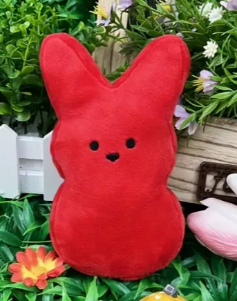 AN EASTER ICON A Soft and Velvety Plush PEEPS Stuffed Animal Rabbit Doll "Size Large"