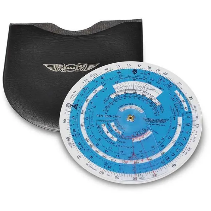 ASA E6B Circular Flight Computer – Reliable, Intuitive, and Essential
