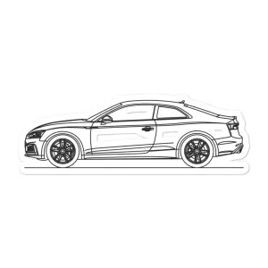 Audi B9 S5 Outline Sticker