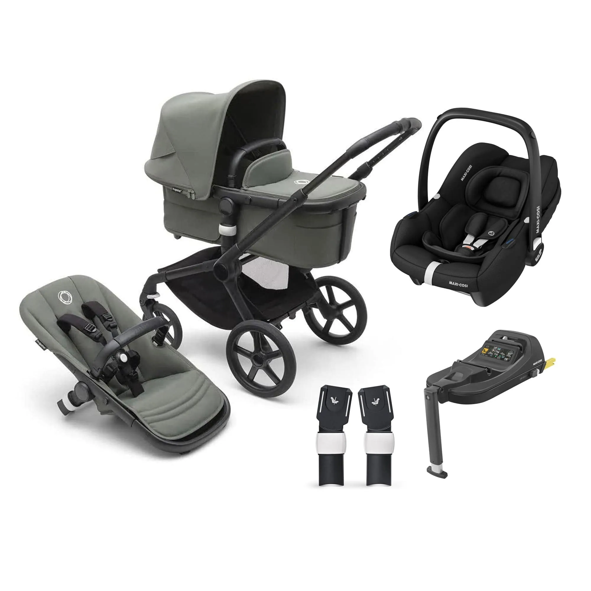 Bugaboo Fox 5 Maxi-Cosi Travel System - Forest Green