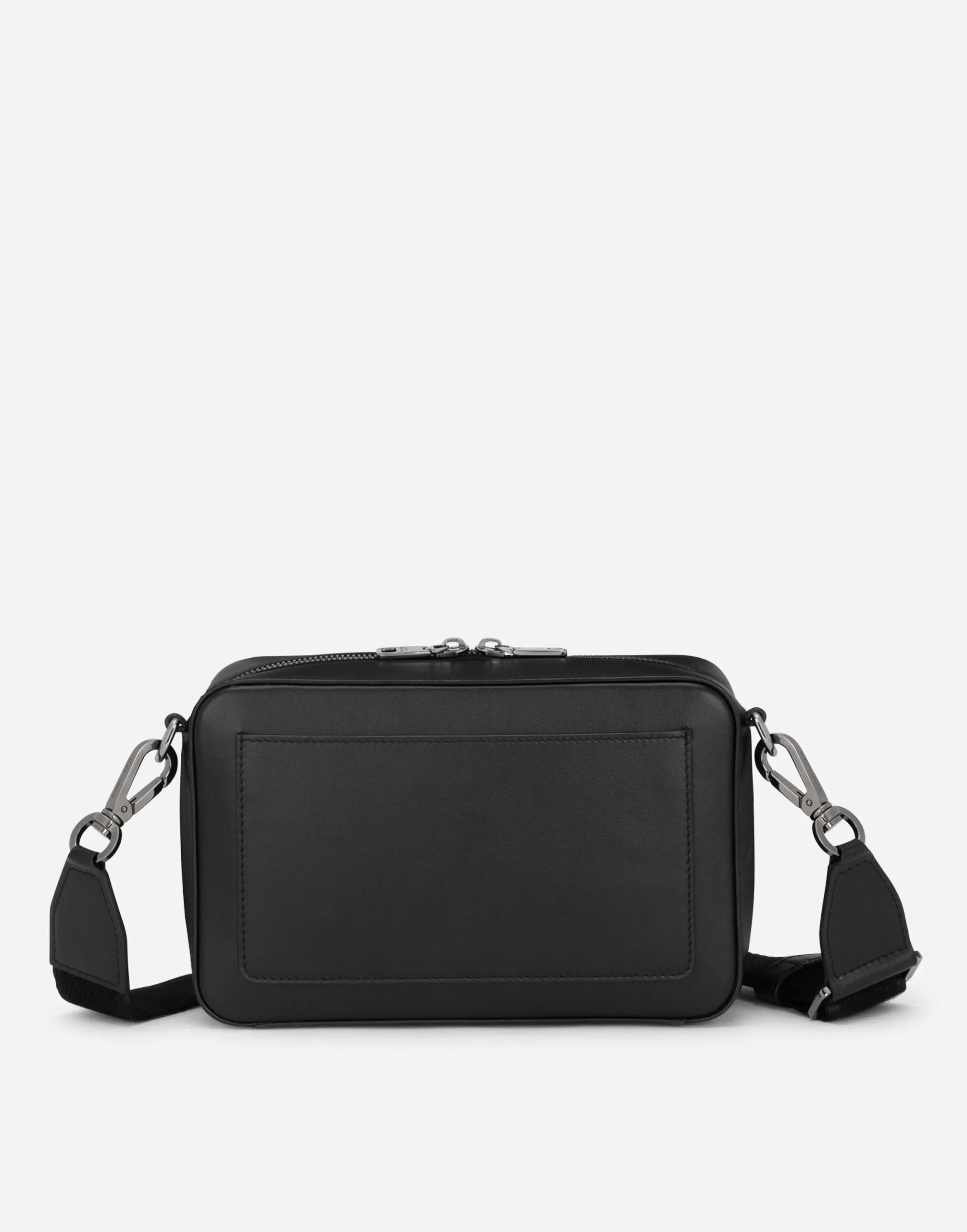 Calfskin Crossbody Bag With Raised Logo