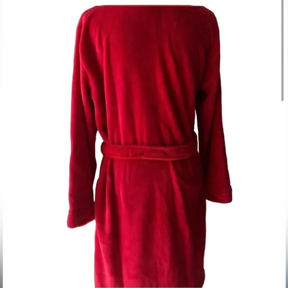 Calvin Klein Women's Logo Belted Fluffy Soft Robe