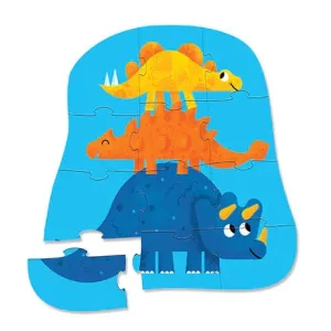 Crocodile Creek 12 Piece Mini Puzzle - Dino Friends