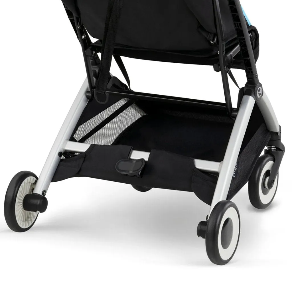 CYBEX ORFEO Silver Stroller - Moon Black