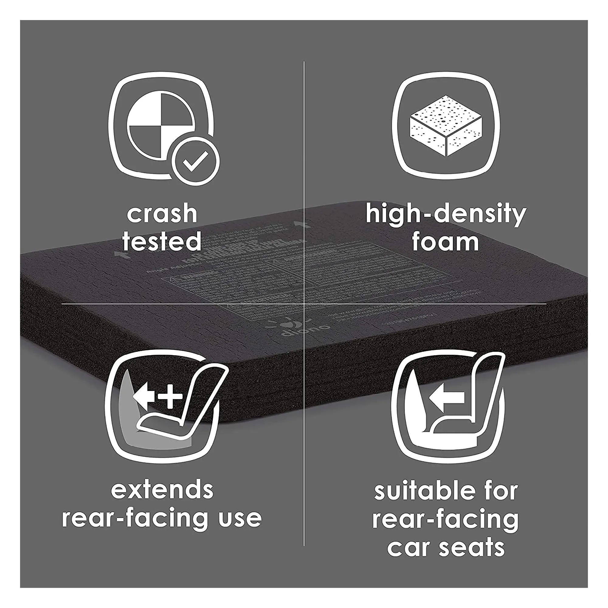 Diono Radian and Rainier Angle Adjuster In the Car Accessories, Black