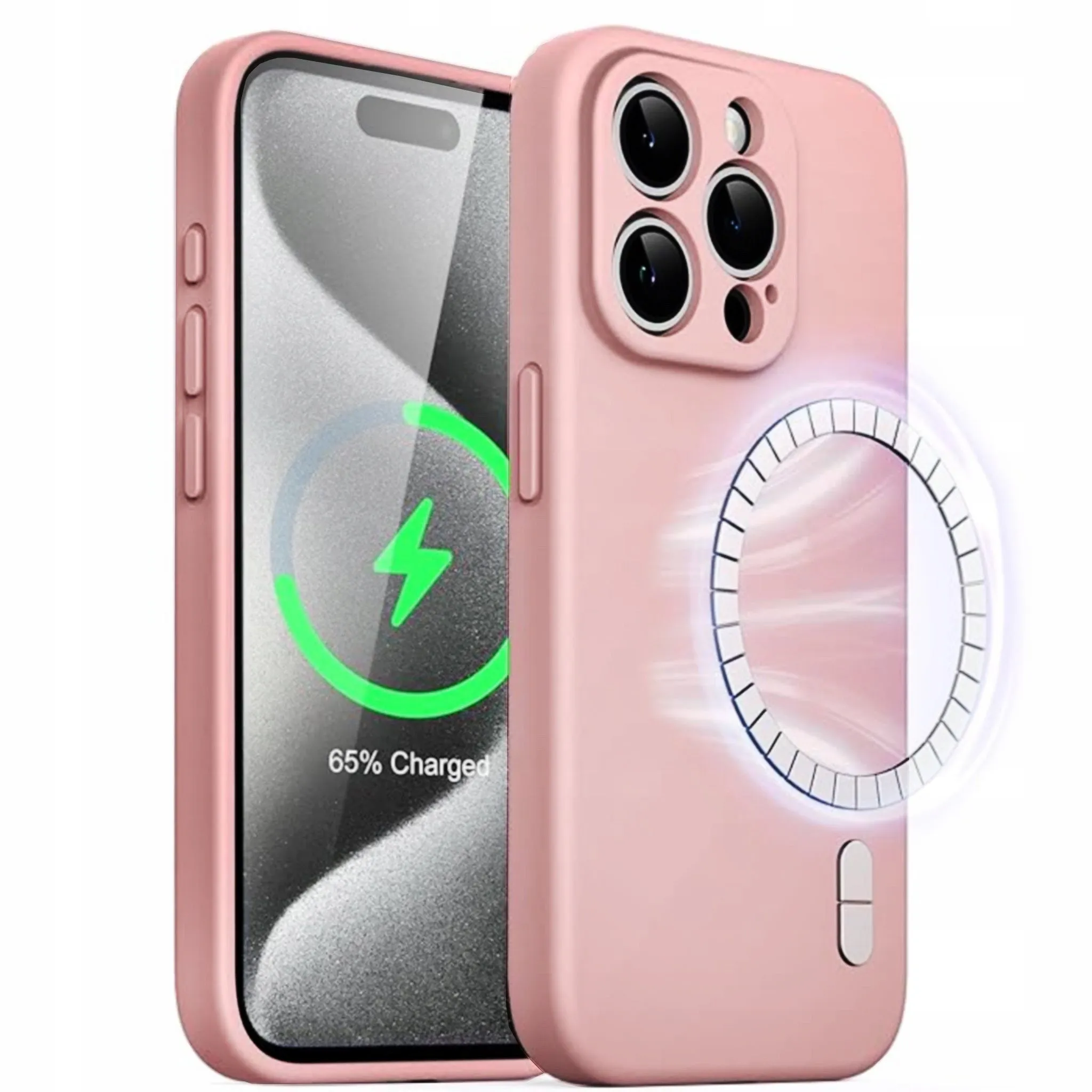 Etui Phoneo Liquid Soft Silicone do MagSafe - iPhone 13 Mini - Różowe