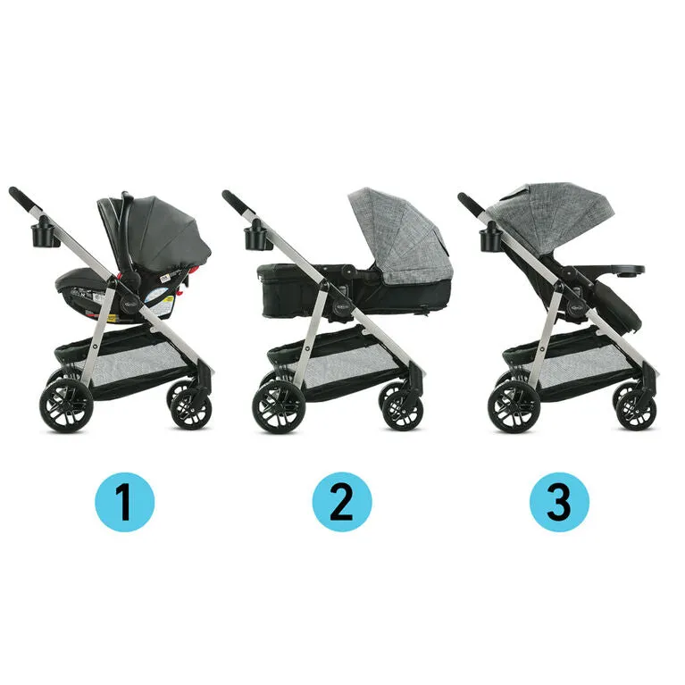 Graco modes pramette with Infant car seat travel system for baby, britton