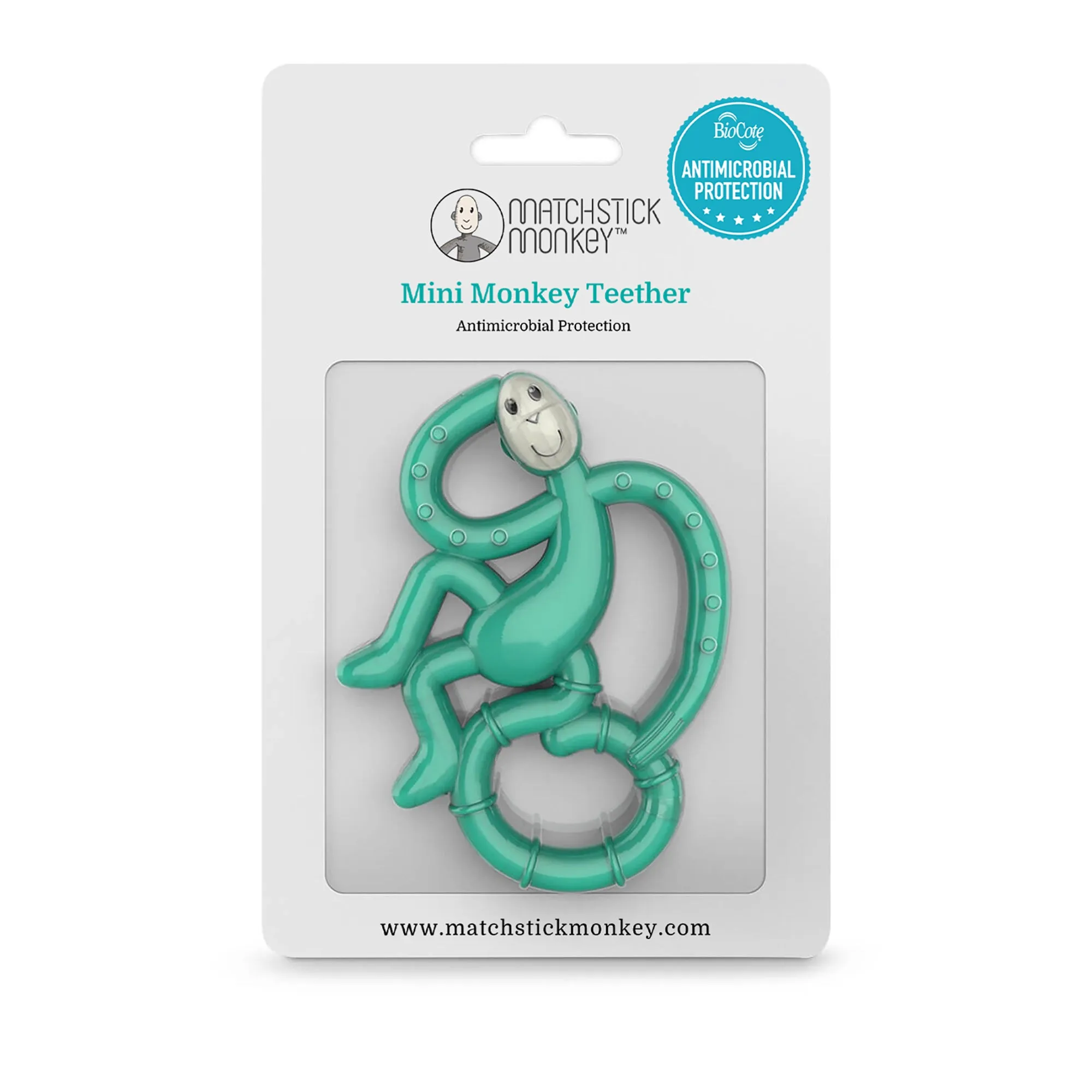 Green Mini Monkey Teether