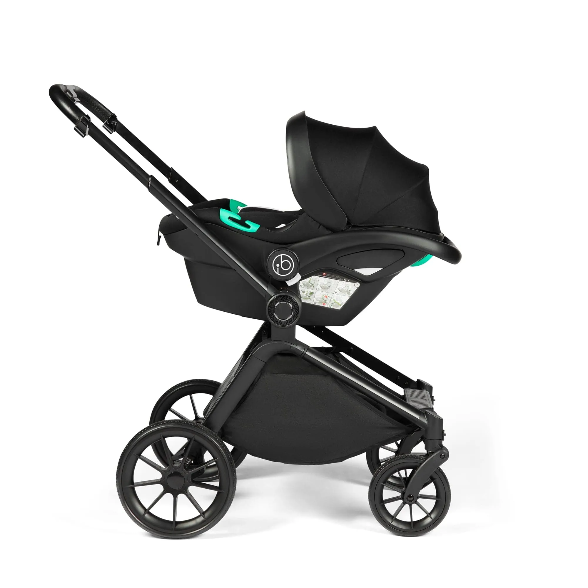 Ickle Bubba Altima Aio,  i-Size & Isofix & Base - Sage Green