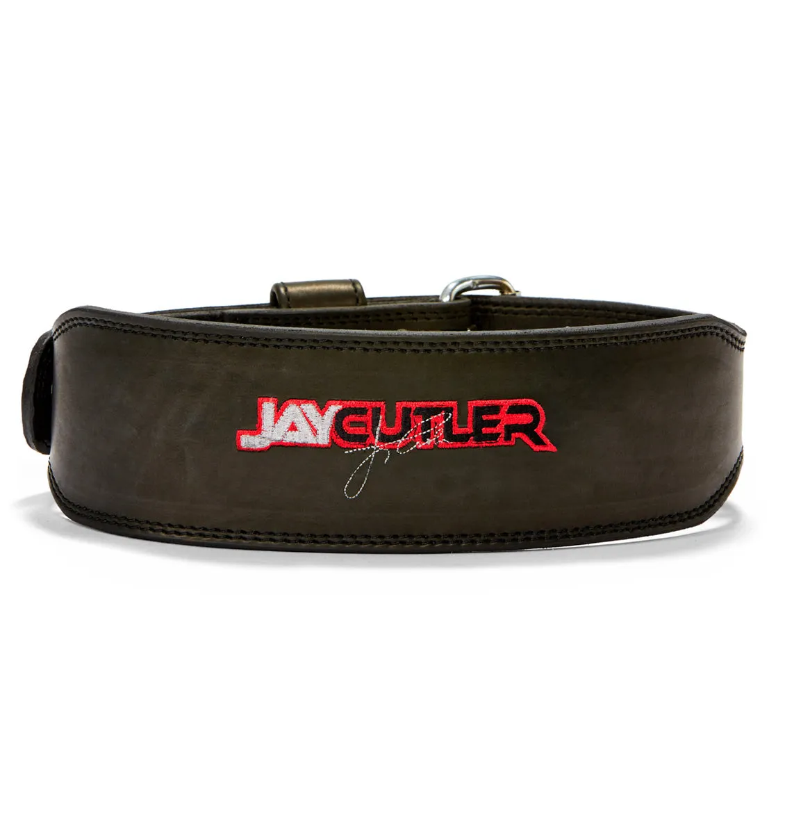 Jay Cutler Signature 4" Leather Weight Lifting Belt - Black