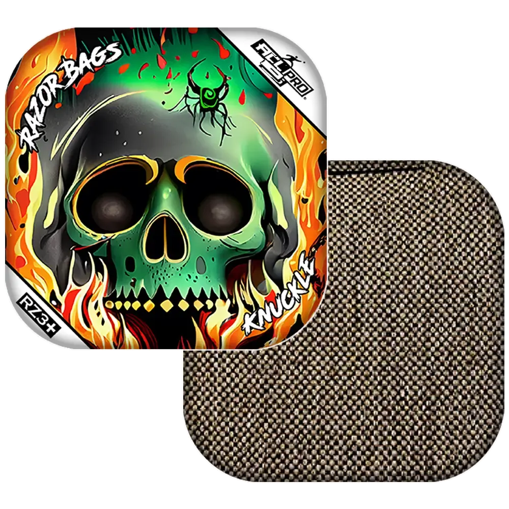 Knuckle | Nuclear Skull | ACL PRO Razor Cornhole Bags