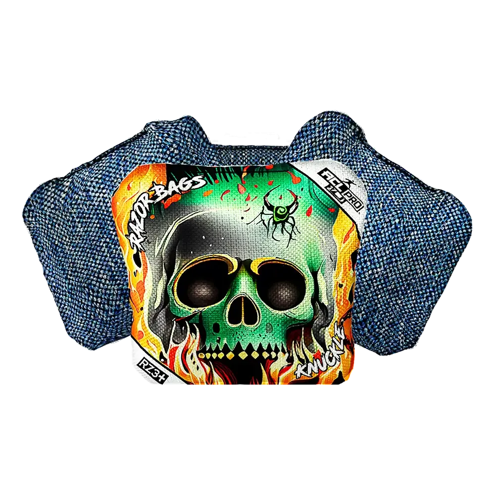 Knuckle | Nuclear Skull | ACL PRO Razor Cornhole Bags