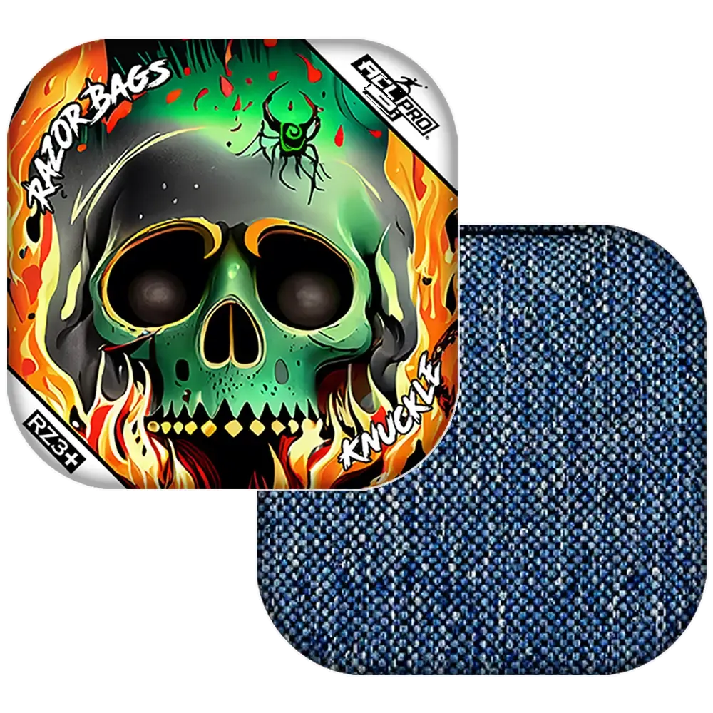 Knuckle | Nuclear Skull | ACL PRO Razor Cornhole Bags