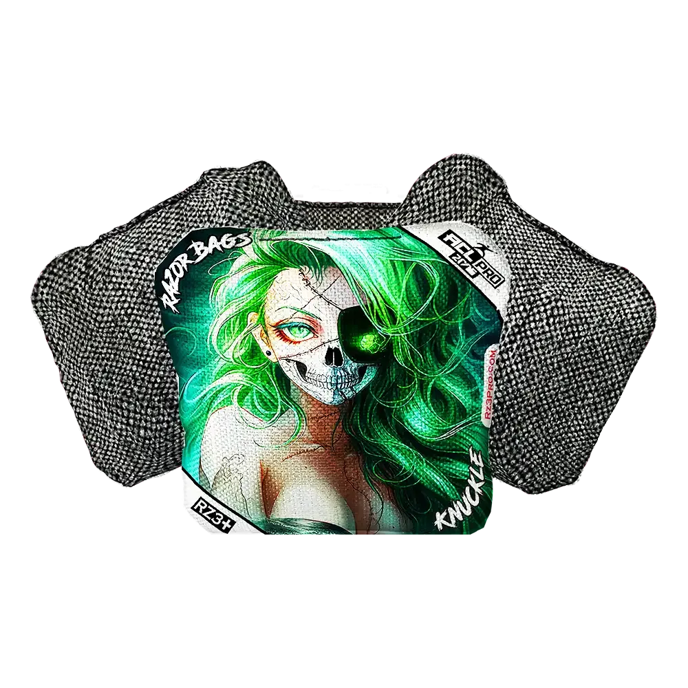 Knuckle | Skeleton Face | ACL PRO Razor Cornhole Bags