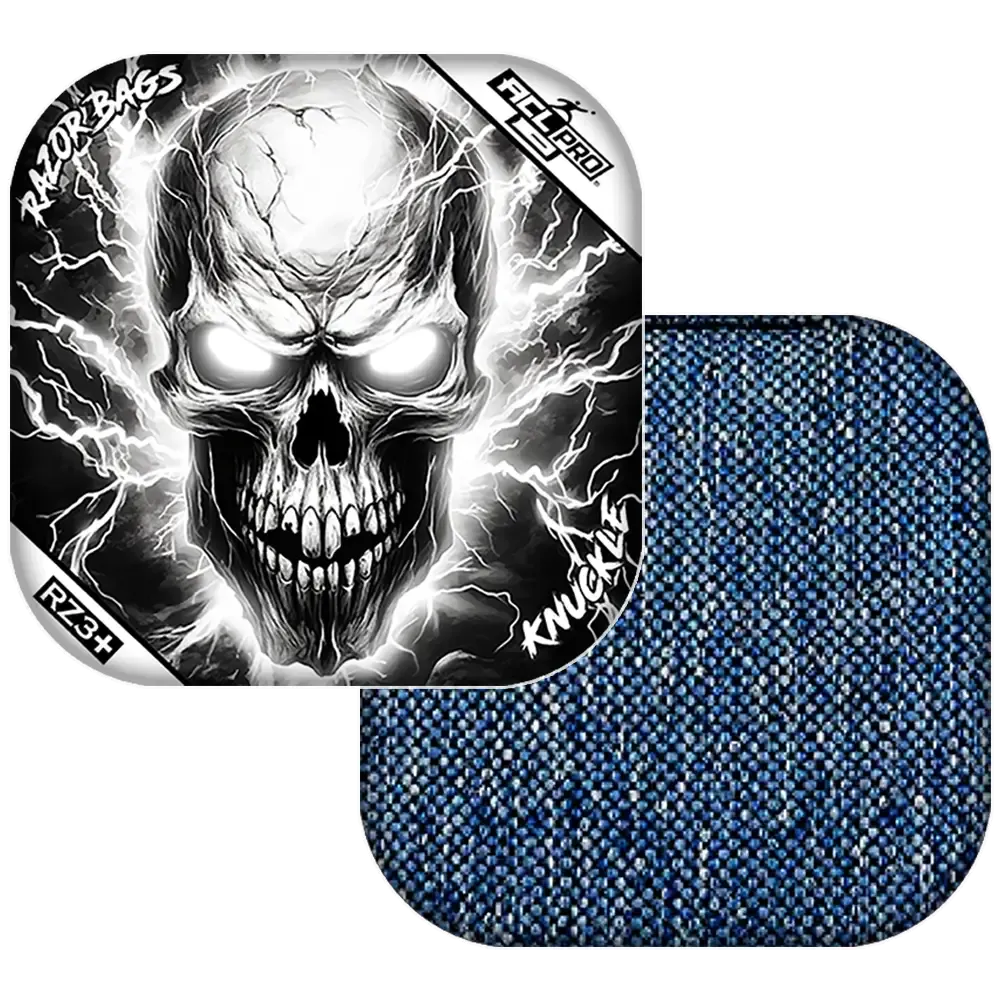 Knuckle | Skull Lighting Strike | ACL PRO Razor Cornhole Bags