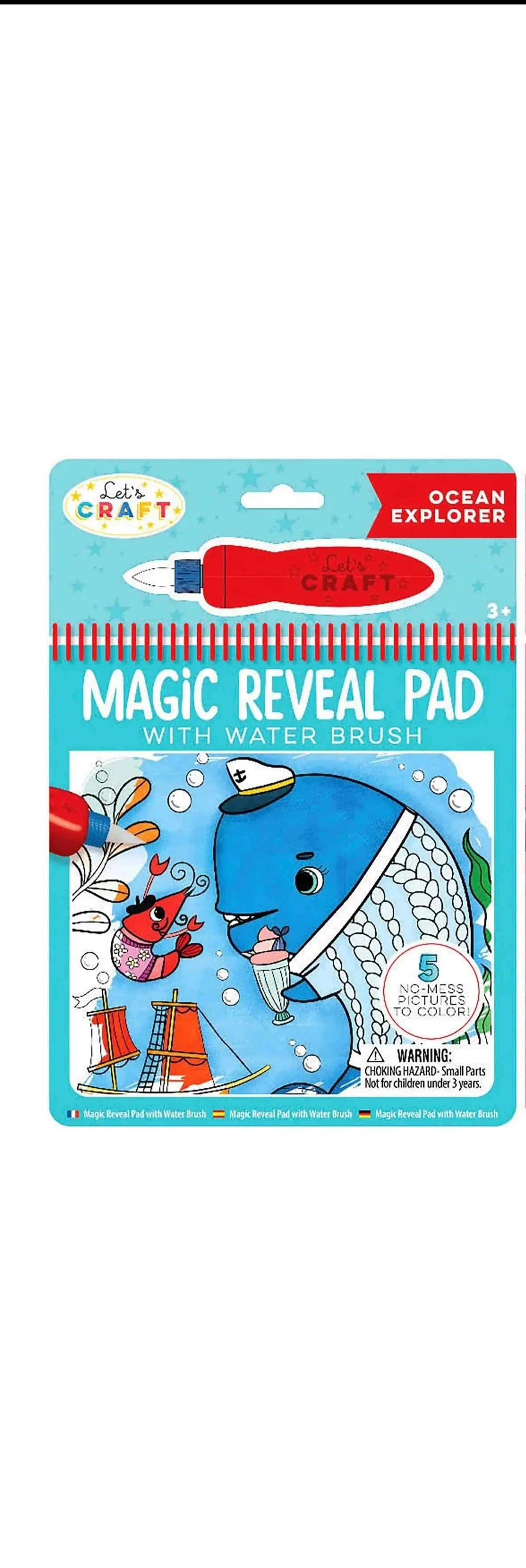 Let's Craft Magic Reveal Pad - Ocean, Unicorns, Dance