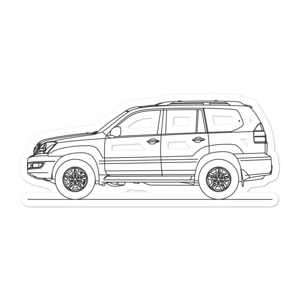 Lexus GX 470 Outline Sticker