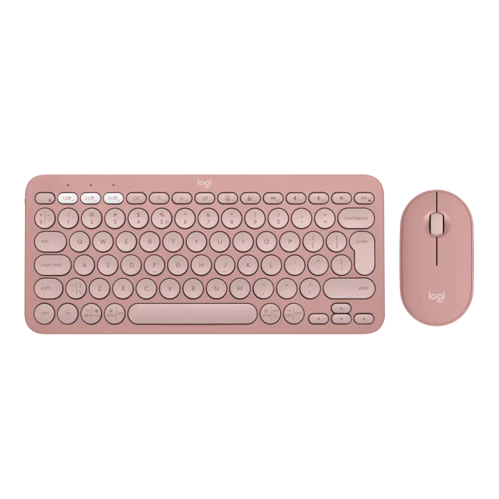 Logitech® Pebble 2 Combo - TONAL ROSE