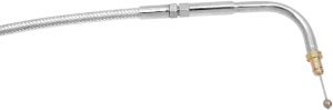 Magnum 54226 Alternative Length Polished Stainless Braided Idle Cable - 48 1/2in.