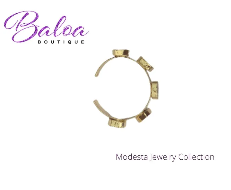 Modesta Turkish Stone Cuff Bracelet