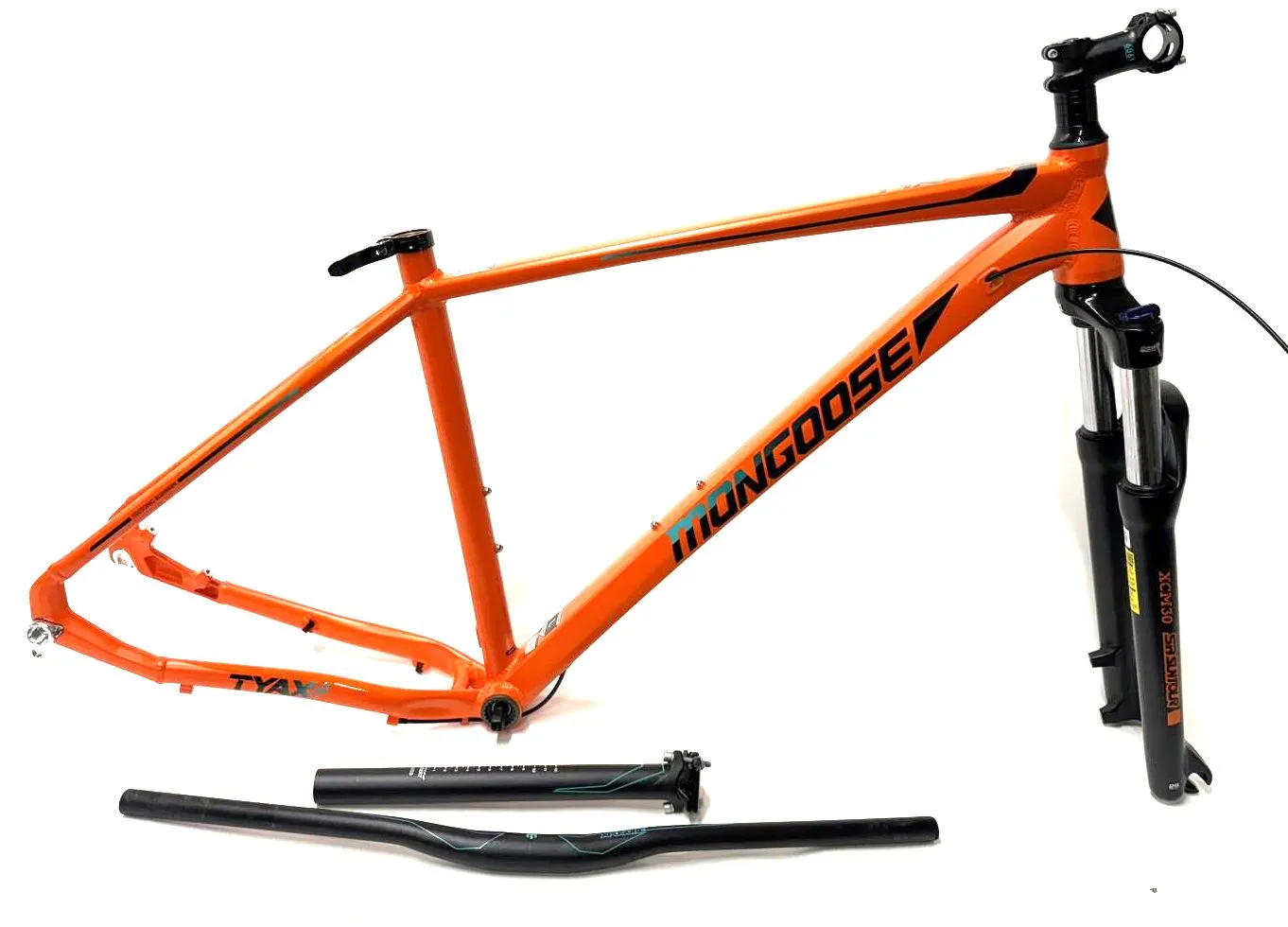 Mongoose Tyax Comp 29" 148mm Thru Axle Disc Hardtail Medium Bike Frame   Fork  
