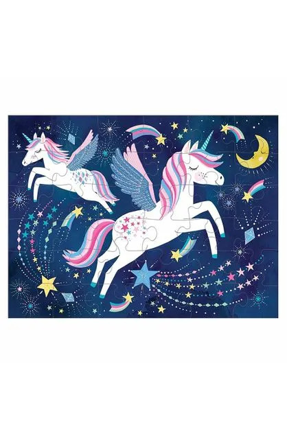 Mudpuppy | Mini Shaped Puzzle | Unicorn