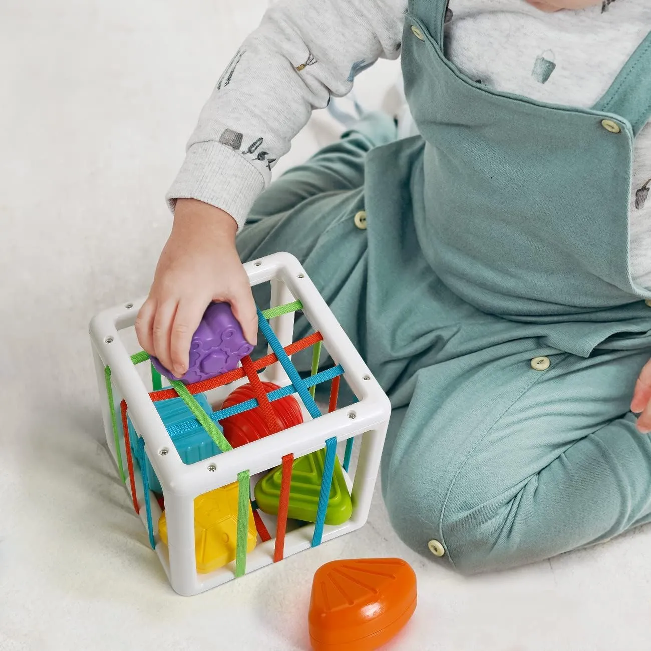 NEW Montessori Toys for 1 Year Old, Activity Cube Baby Toys 6-12-18 Months Development, Shape Sorter Learning Sensory Toys for Toddlers 1-2, Baby Stuff Birthday Gifts for Baby Boys and Girls