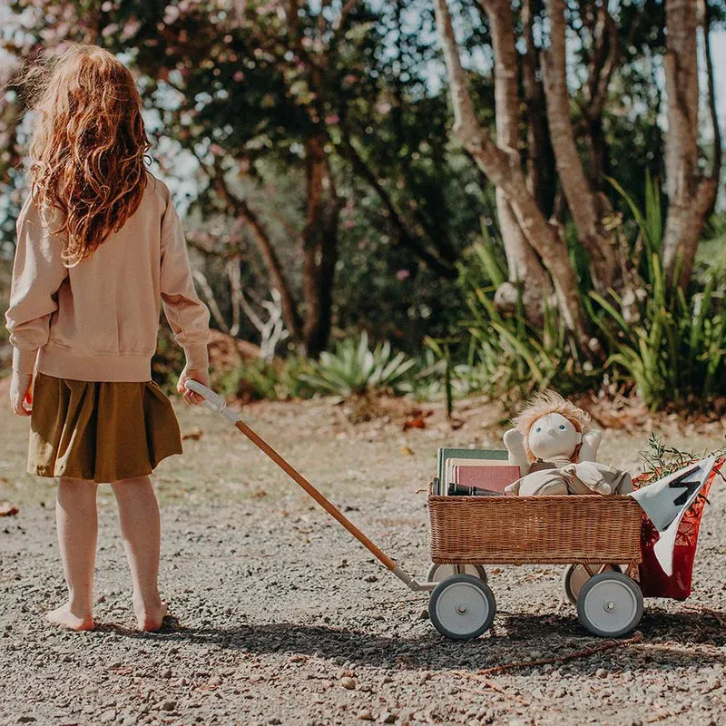 Olliella Rattan Wonder Wagon - Natural