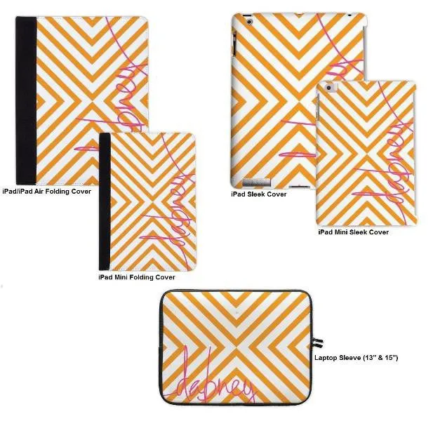 Personalized iPad & Laptop Cases, Mirage Pattern