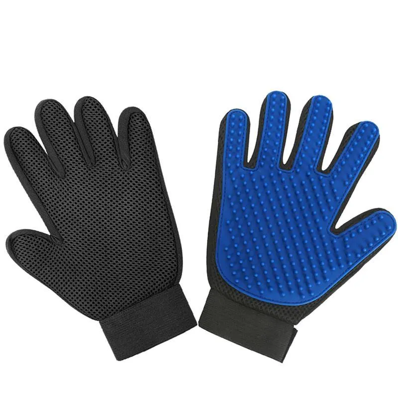 Pet Soft Silicone Brush Grooming Glove