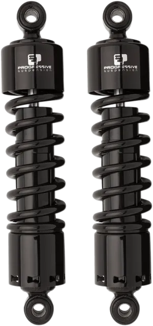 Progressive Suspension 412-4036B 412 Series 12in. Shocks - Black