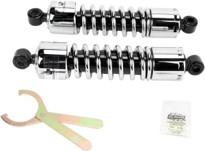 Progressive Suspension 412-4038C 412 Series 12.6in. Shocks - Chrome