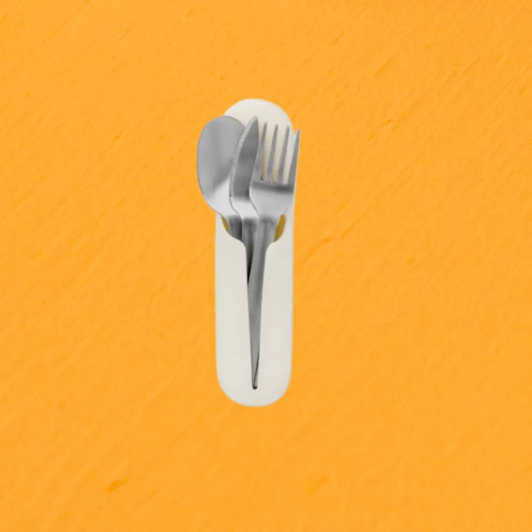 REUSABLE UTENSIL SET - STAINLESS STEEL