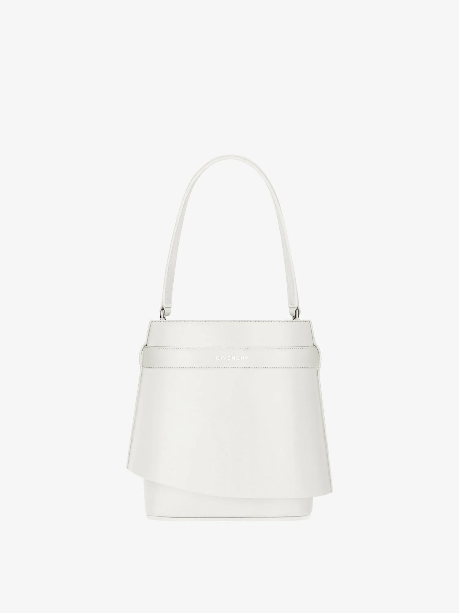 Shark Lock bucket Bag In Box leather
