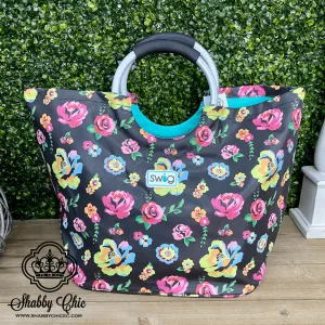Swig Fleur Noir Loopi Tote Bag Cooler