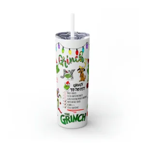 THE GRINCH who Stole Christmas 20 oz Skinny Tumbler