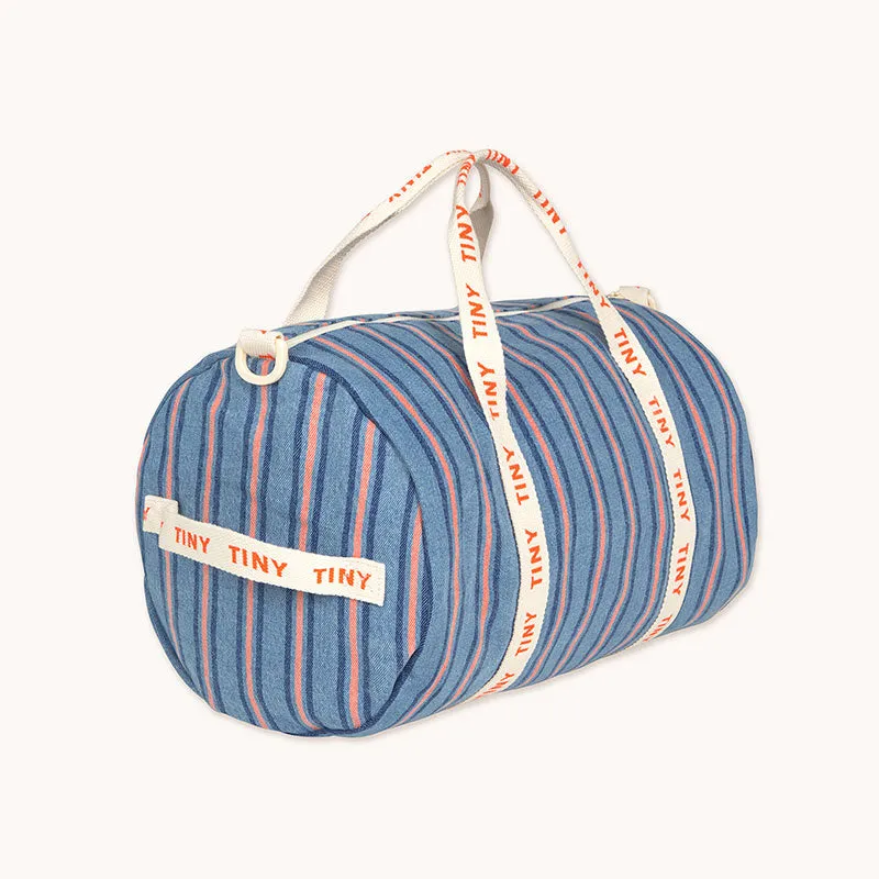 Tiny Cottons - Stripes denim duffle bag