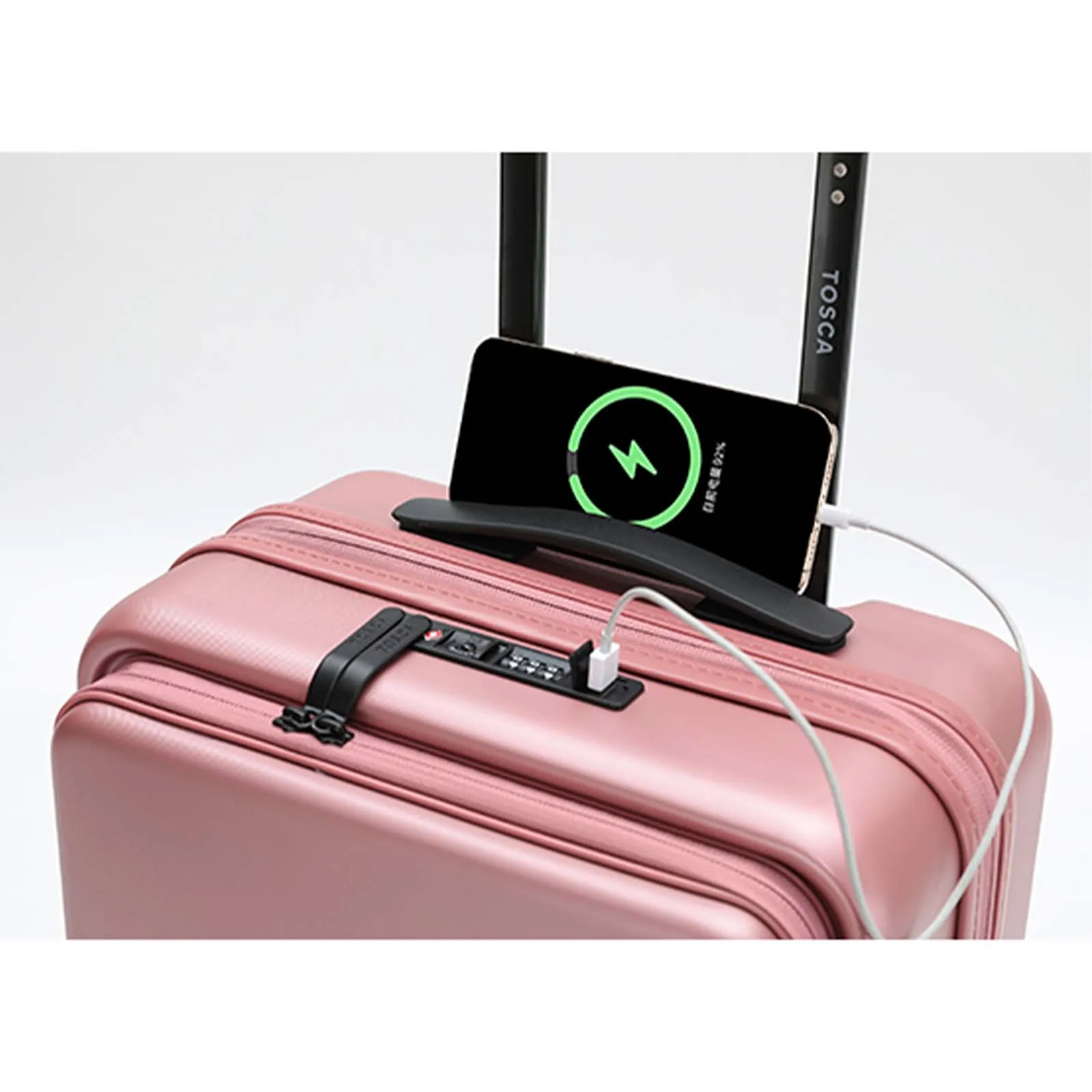 Tosca Horizon 53cm Carry-On Suitcase Rose