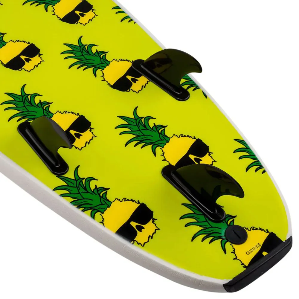 Wave Bandit Ben Gravy Easy Rider 7ft Soft Surfboard - White
