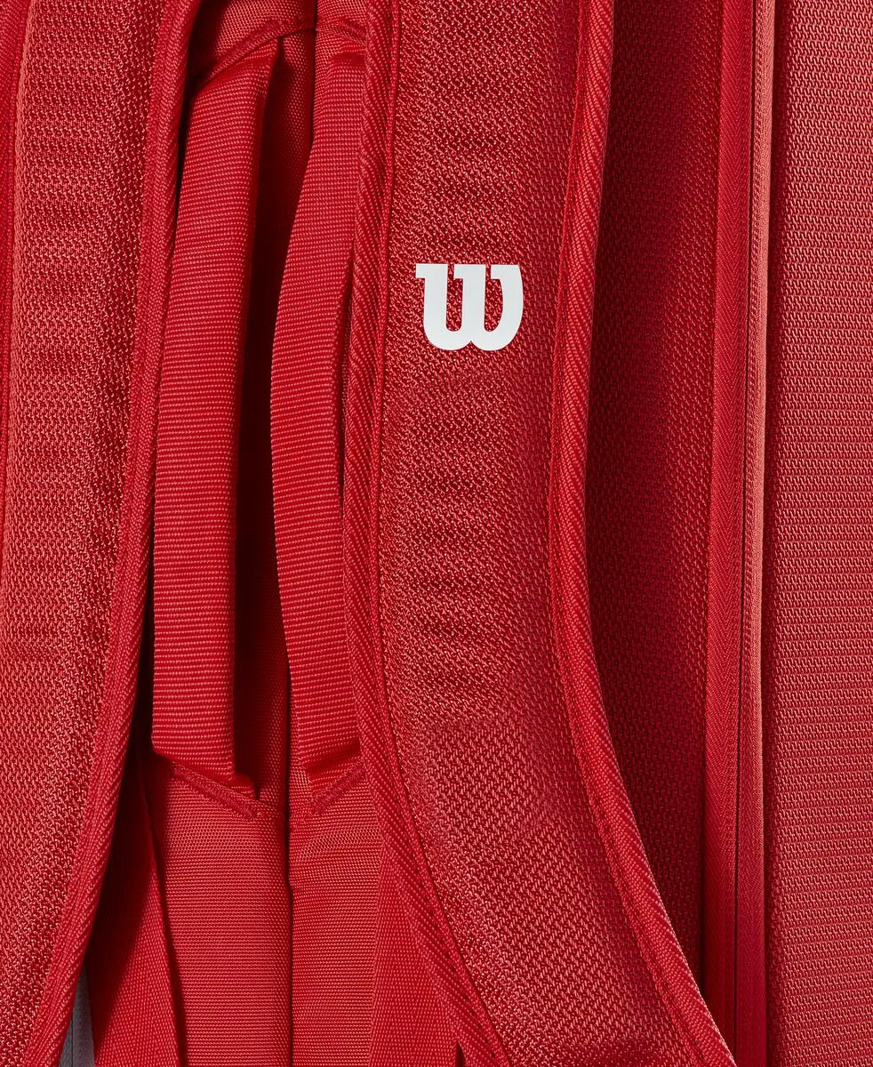 Wilson Super Tour 6 Pack 2025 Racquet Bag (Red)