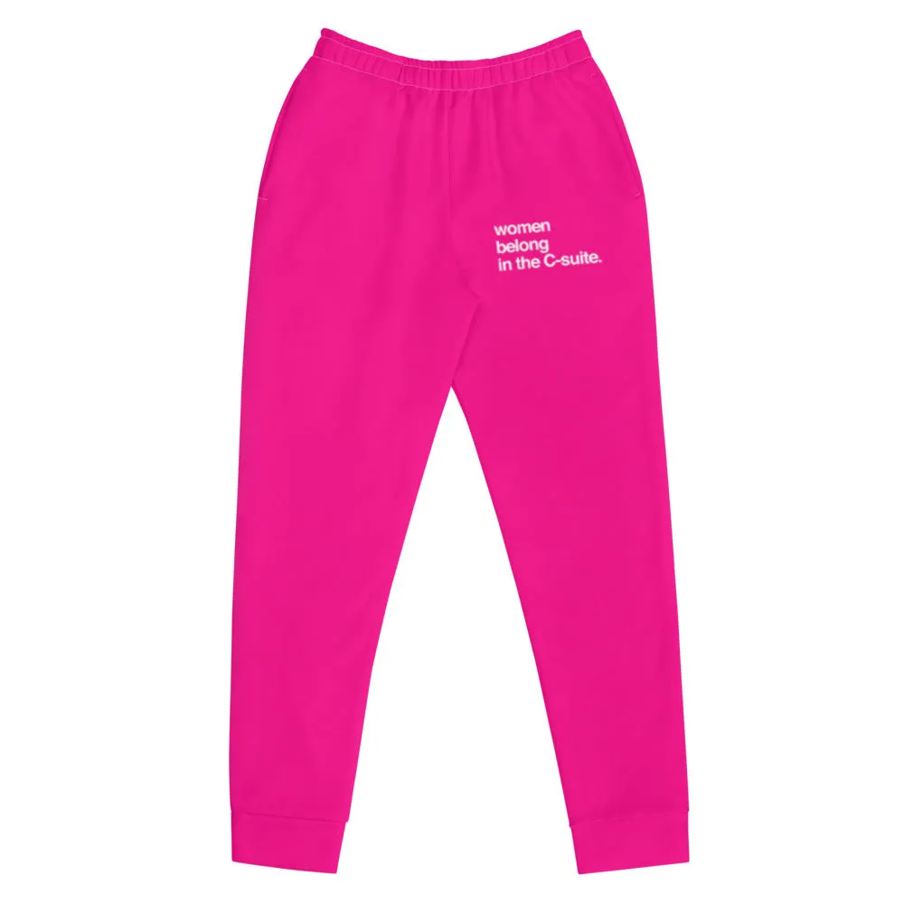 Women Belong in the CSuite Joggers